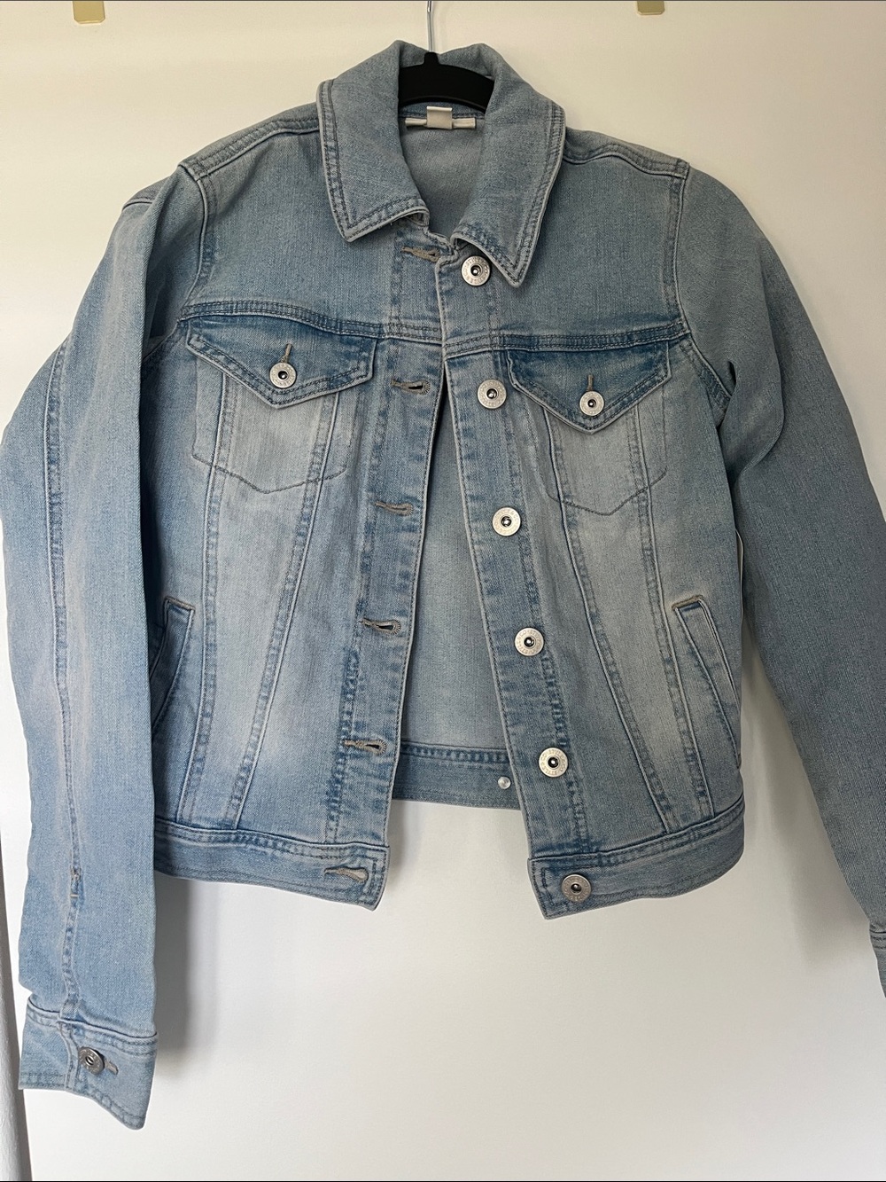 Style & Co. Light Wash Blue Denim Jean Jacket